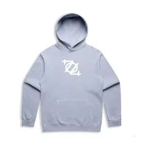 704 Shop Classic Logo Hoodie - Faded Powder/White (Unisex)