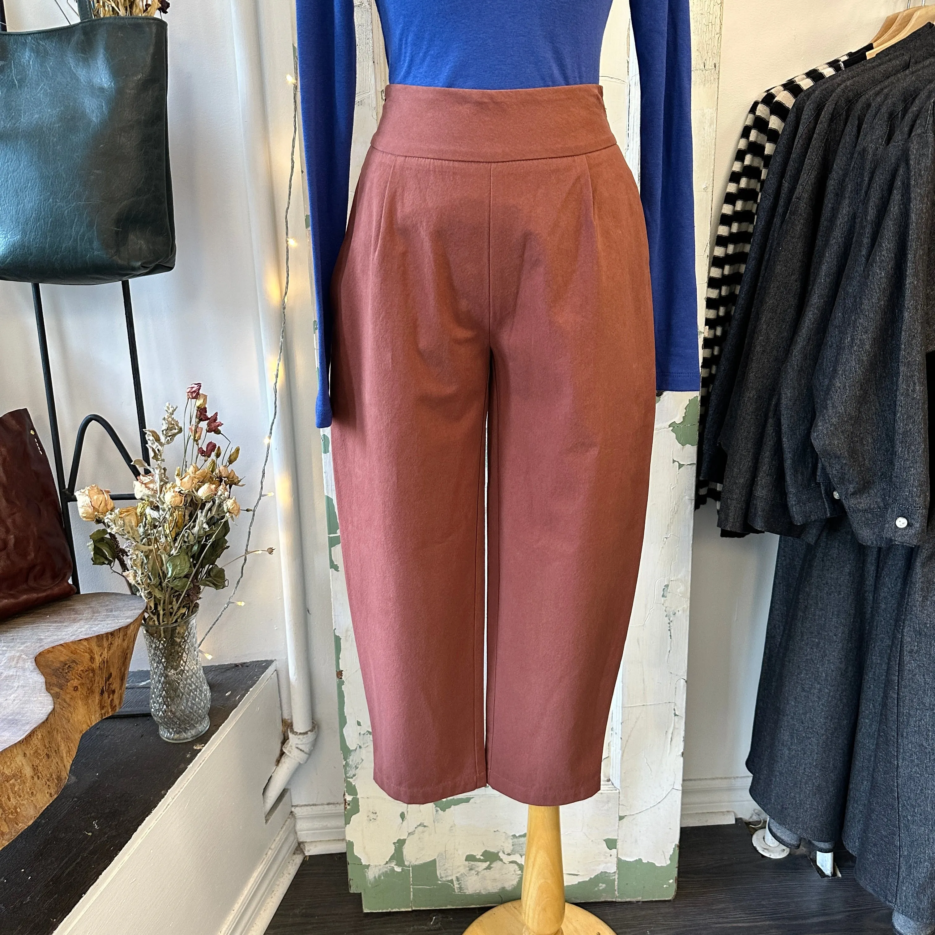 Amanda Moss //  Organic Cotton Priscilla Pant Rust