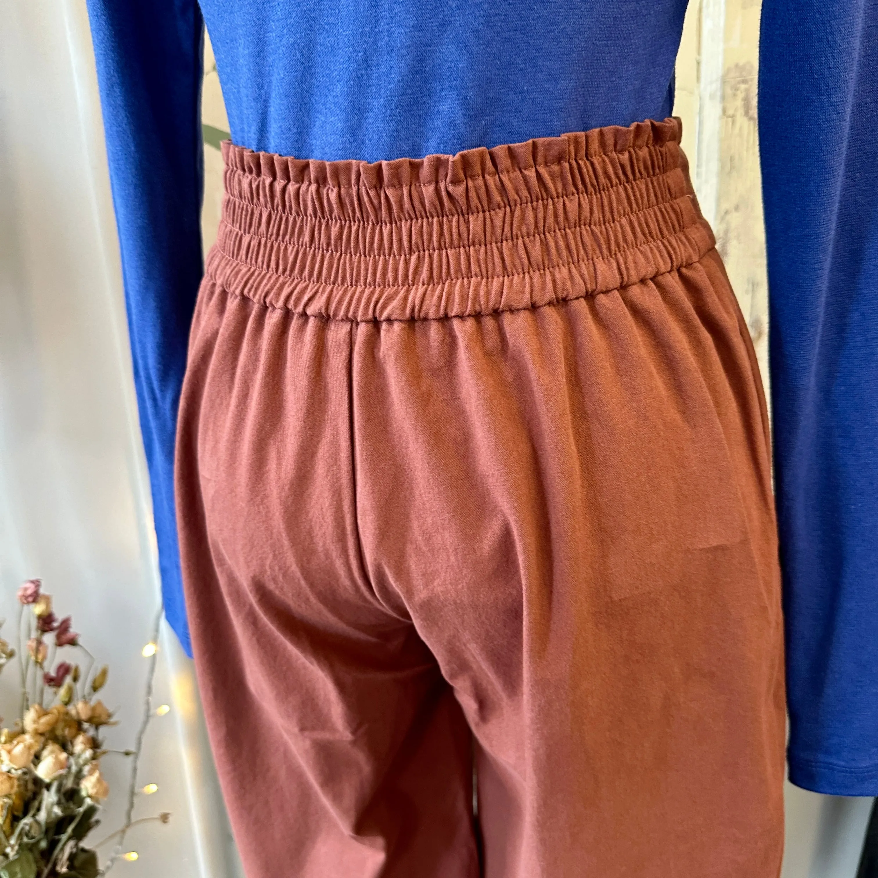 Amanda Moss //  Organic Cotton Priscilla Pant Rust