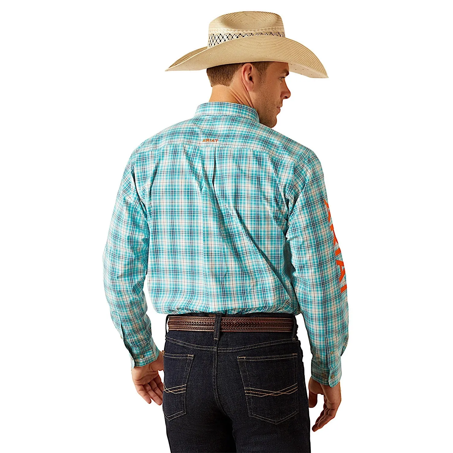 Ariat Men's Pro Team Vincent Classic Fit Shirt - Turquoise