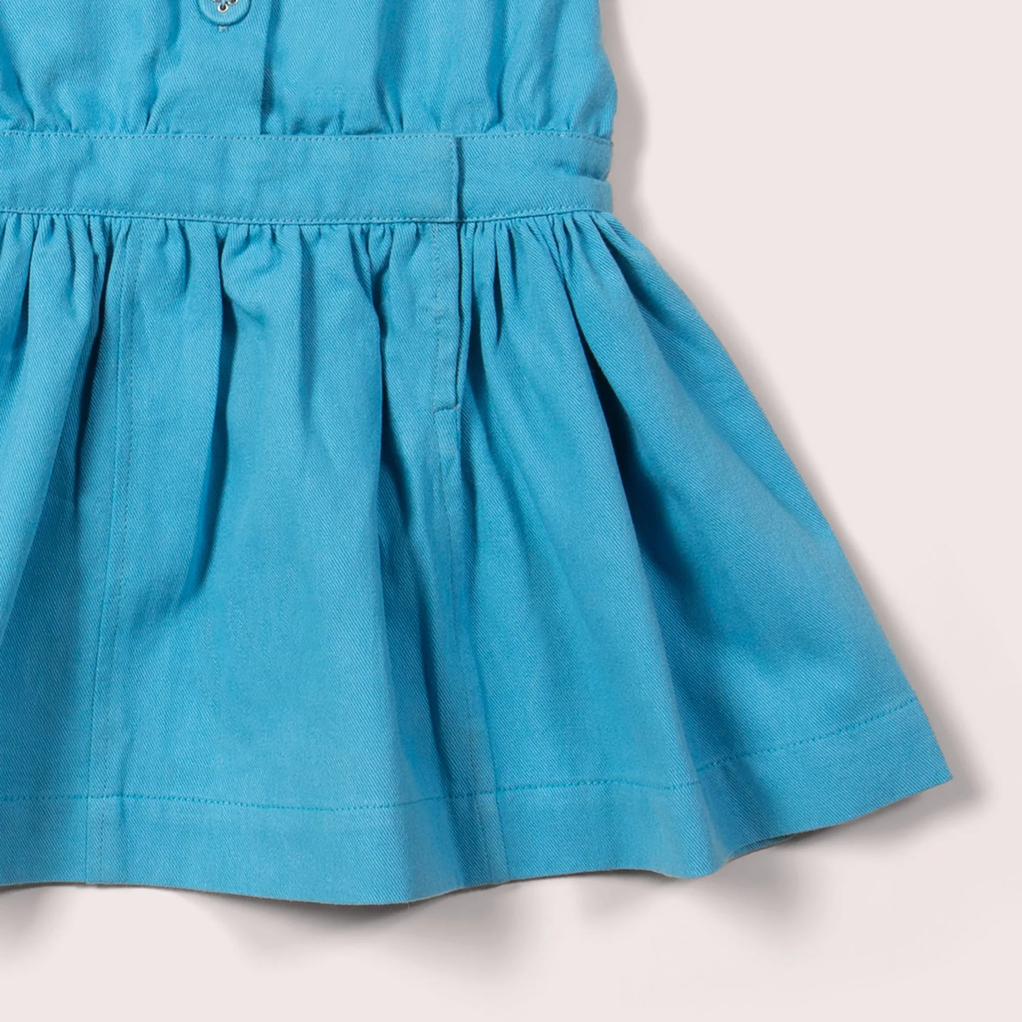 Blue Moon Pinafore Button Dress