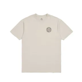 Brixton Crest II S/S T-shirt - Cream