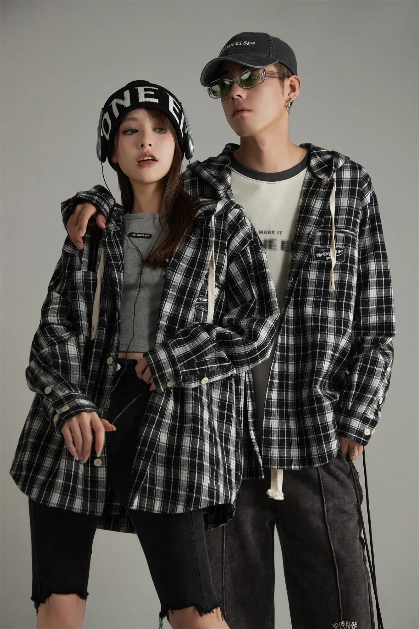 Classic Check Hoodie Shirt