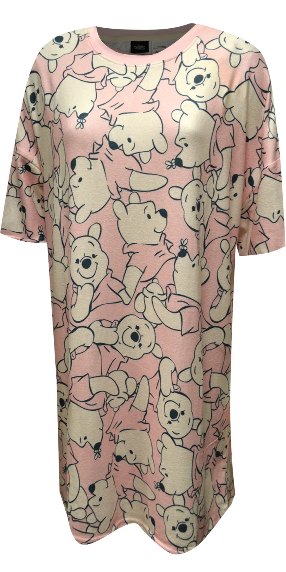 Disney's Winnie The Pooh Brushed Poly Pink Night Shirt