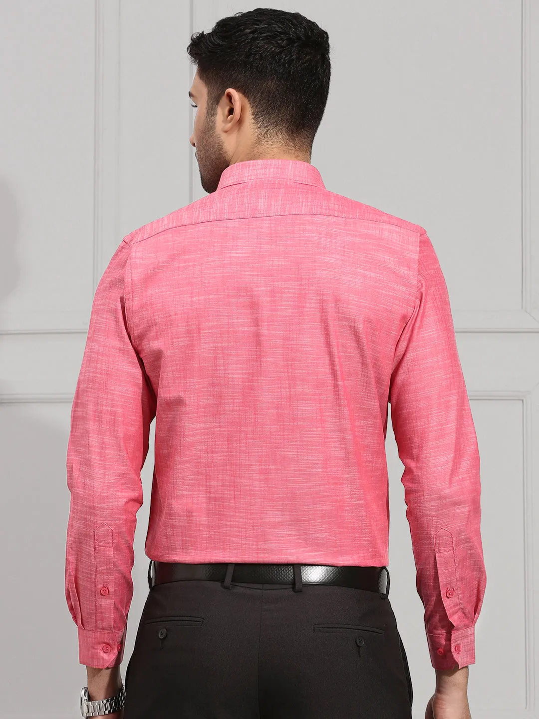 Men 100% Cotton Shirt Pink CL2 GT1