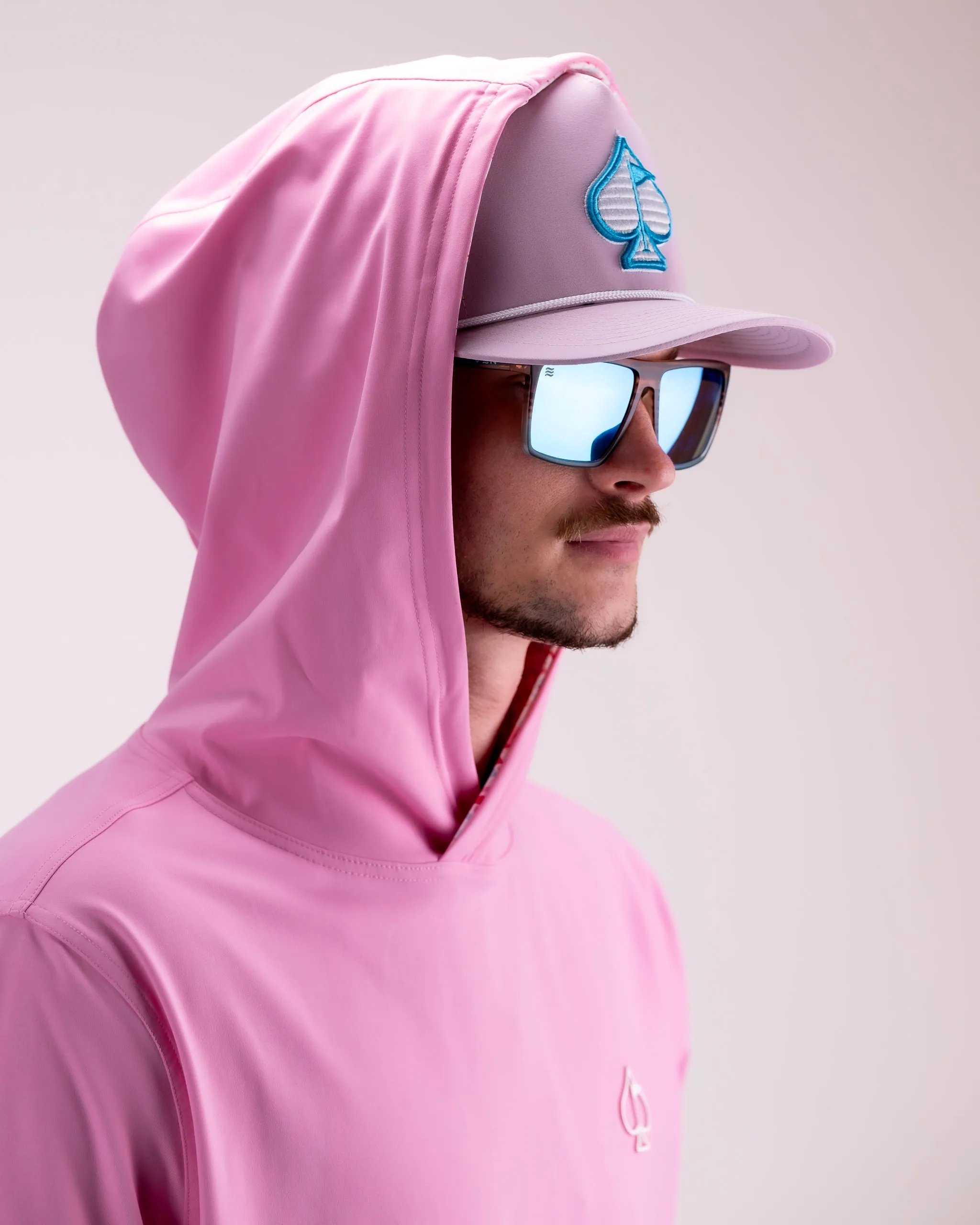 Performance Golf Hoodie - Flamingo Shatter