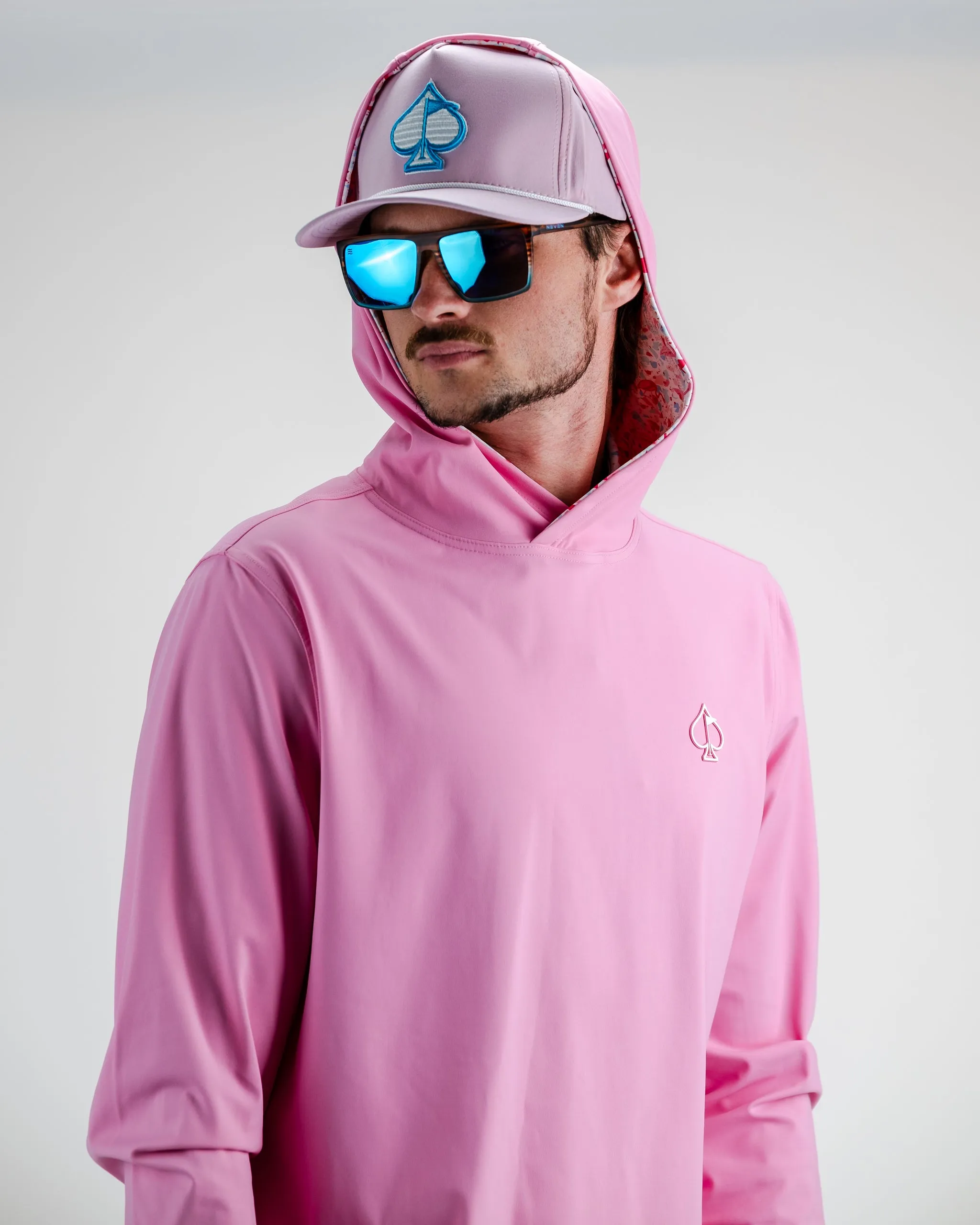 Performance Golf Hoodie - Flamingo Shatter