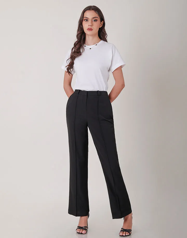 Pintuck Detail Formal Pant