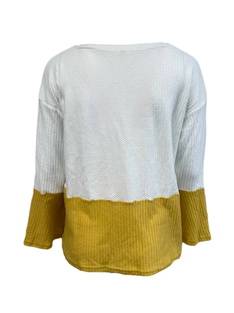 SHEIN Women's Plus White Yellow Soft Sweater Size 2XL NWOT