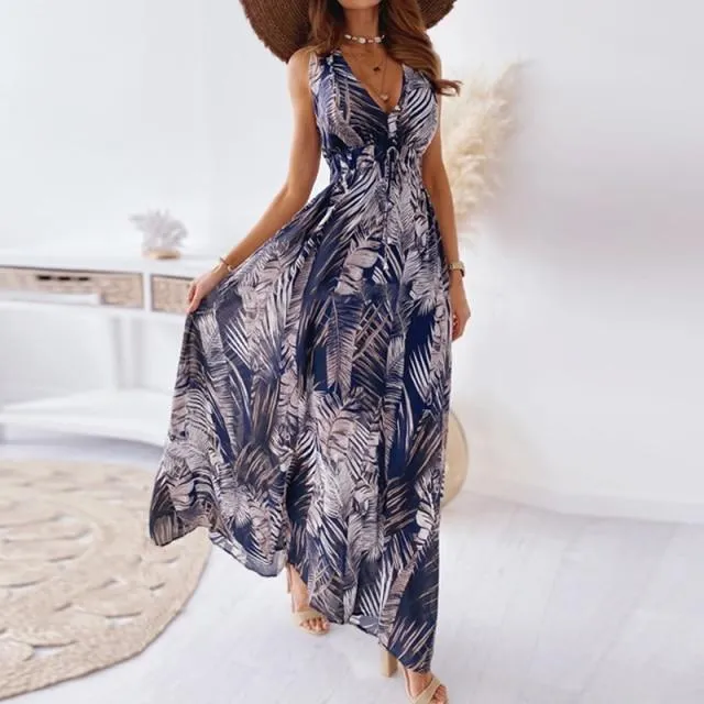 Stylish Floral Long Dress