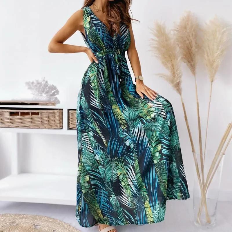 Stylish Floral Long Dress