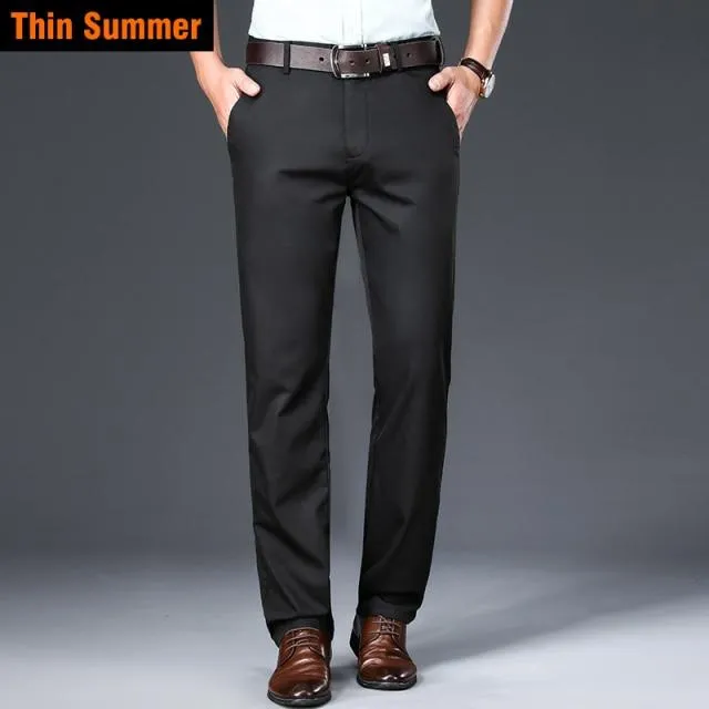 West Louis™ Classic Style Business Fashion Cotton Pants