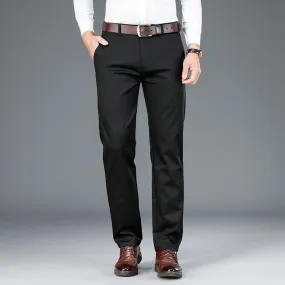 West Louis™ Classic Style Business Fashion Cotton Pants