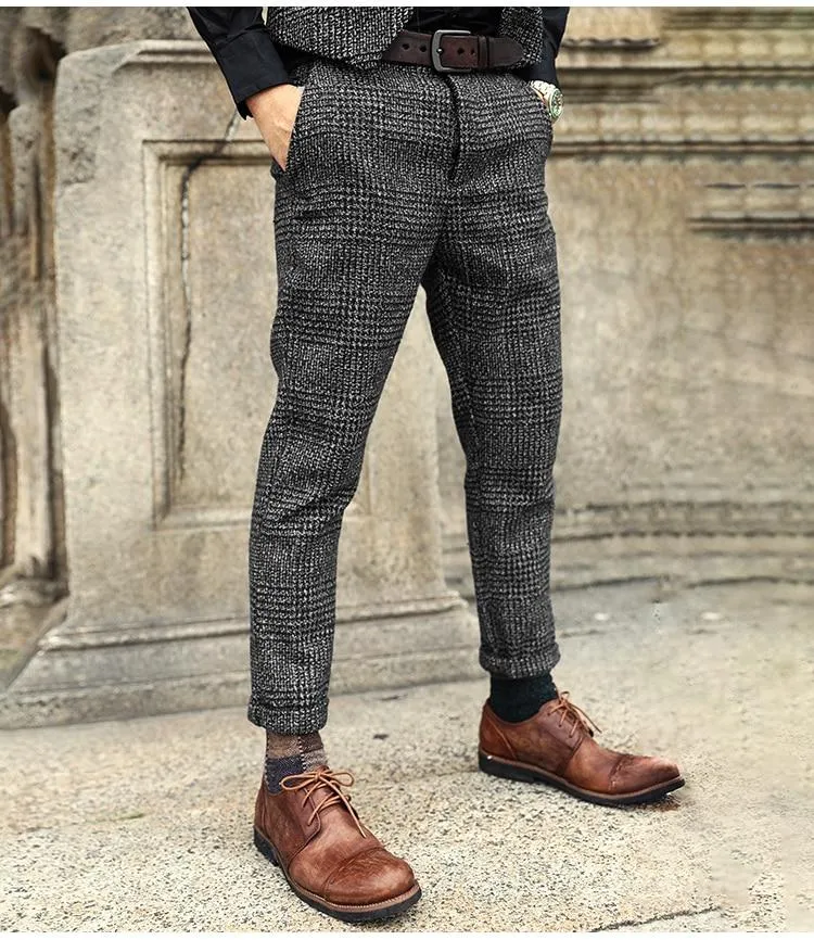 West Louis™ Woolen Business Formal Pants