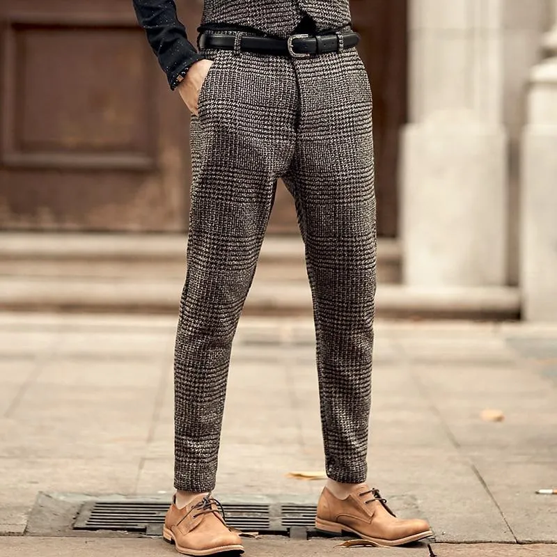 West Louis™ Woolen Business Formal Pants