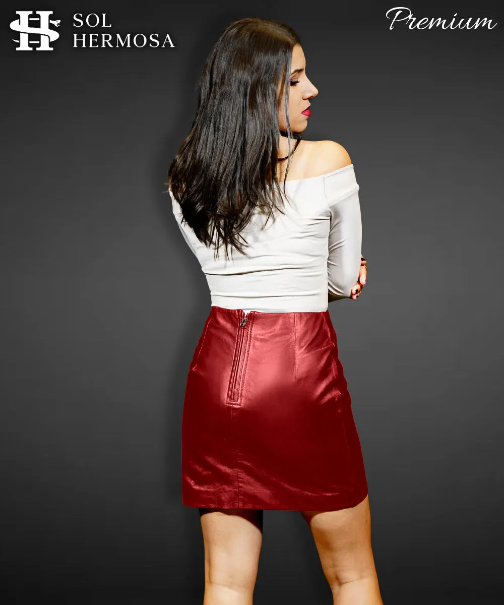 Women's Leather Skirt