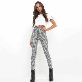 Women's Summer Comfortable Plaid Pants